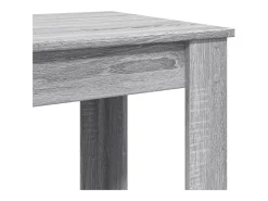 Mesa alta de bar madera ingeniería gris Sonoma 102x50x103,5 cm