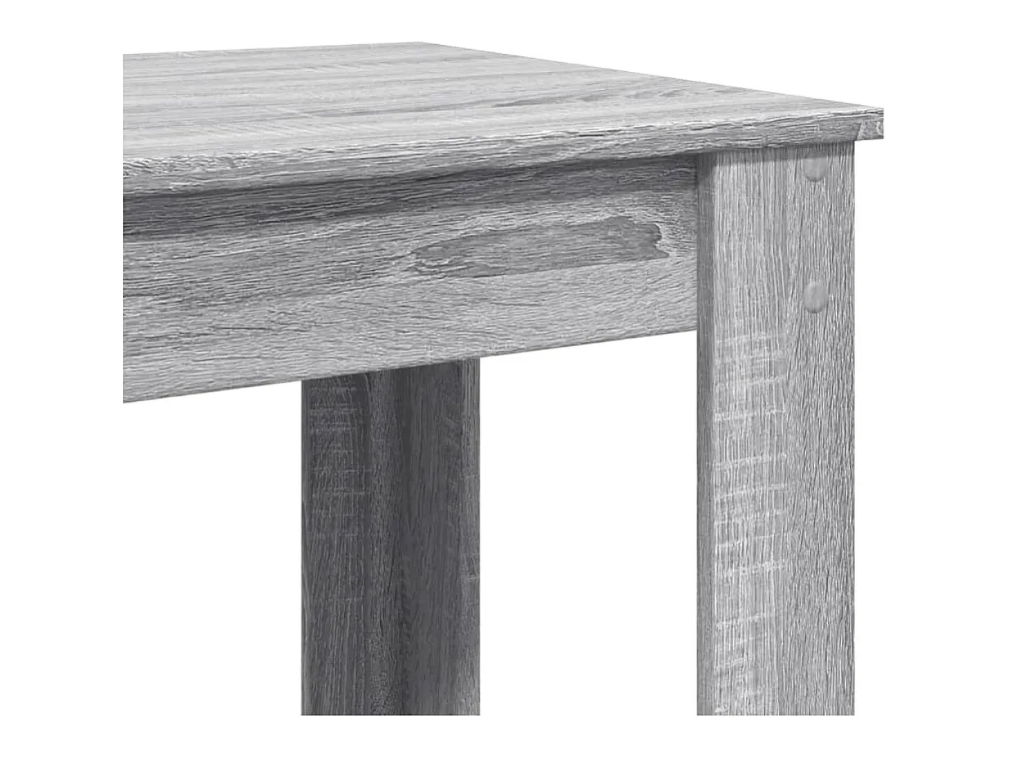 Mesa alta de bar madera ingeniería gris Sonoma 102x50x103,5 cm