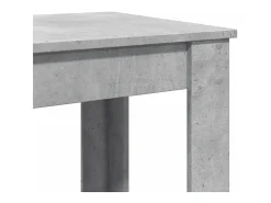 Mesa alta de bar madera ingeniería gris hormigón 102x50x103,5cm