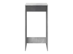 Mesa alta de bar madera ingeniería gris hormigón 51x50x103,5 cm