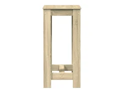 Mesa alta de bar madera ingeniería roble Sonoma 51x50x103,5 cm