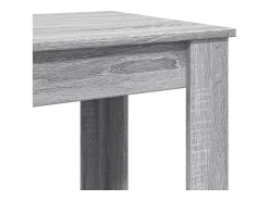Mesa alta de bar madera ingeniería gris Sonoma 51x50x103,5 cm