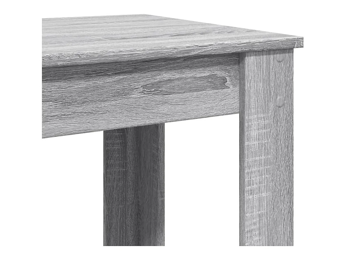 Mesa alta de bar madera ingeniería gris Sonoma 51x50x103,5 cm