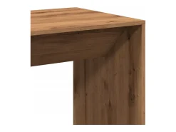 Mesa alta de bar madera ingeniería roble artisian 51x50x103,5cm
