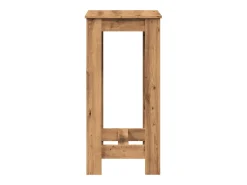 Mesa alta de bar madera ingeniería roble artisian 51x50x103,5cm