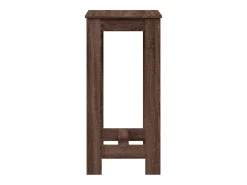 Mesa alta de bar madera ingeniería marrón roble 51x50x103,5 cm