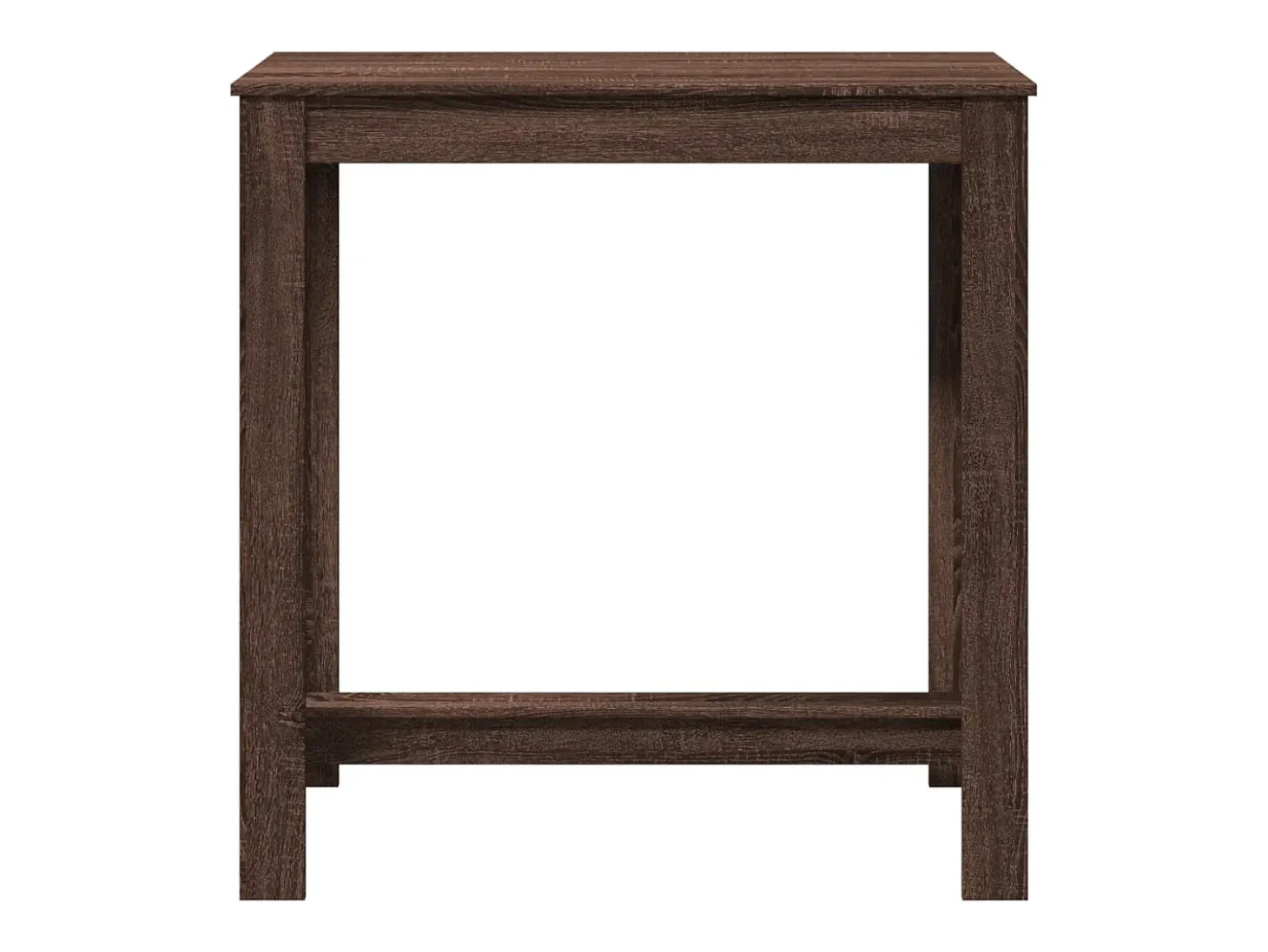 Mesa alta de bar madera ingeniería marrón roble 102x50x103,5 cm