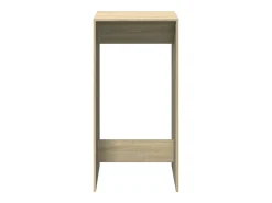 Mesa alta de bar madera ingeniería roble Sonoma 51x50x103,5 cm