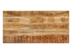 Mesa alta de bar madera maciza de mango 112x55x108 cm