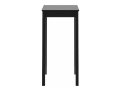Mesa alta de bar negra de MDF 55x55x107 cm