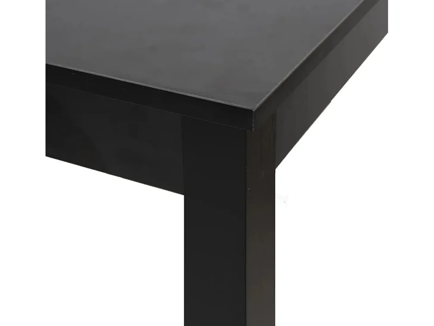 Mesa alta de bar negra de MDF 55x55x107 cm