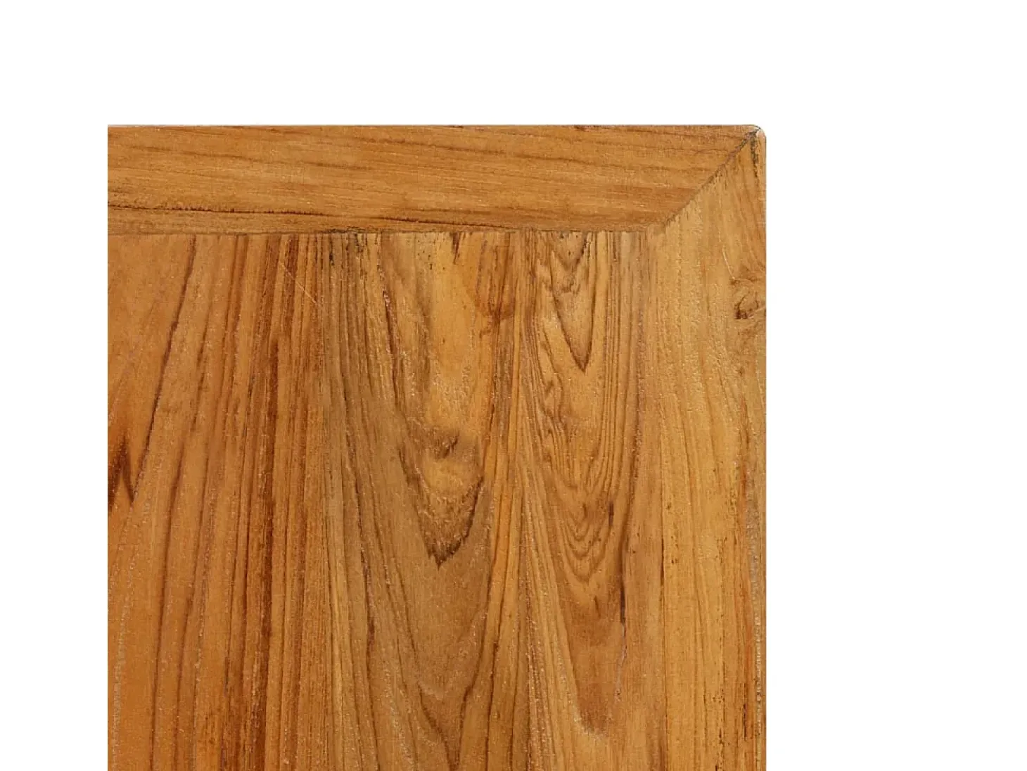 Mesa alta de bar teca maciza reciclada 60x60x107 cm