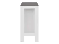 Mesa alta de bar/bistro con estante blanca 110 cm 0902053/2