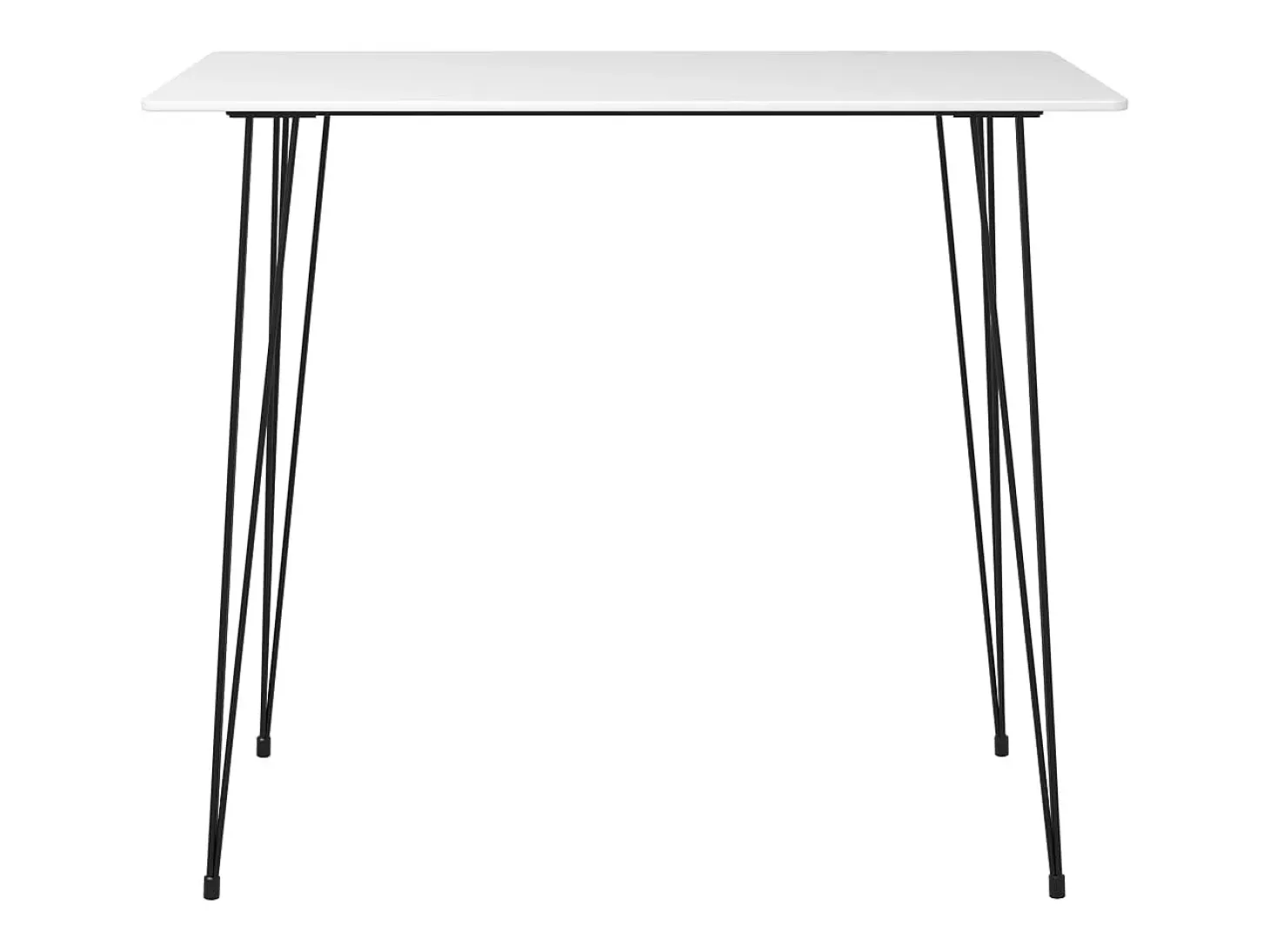 Mesa alta de cocina blanco 120x60x105 cm