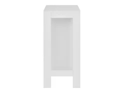 Mesa alta de cocina con estantería blanco 110x50x103 cm ES119585