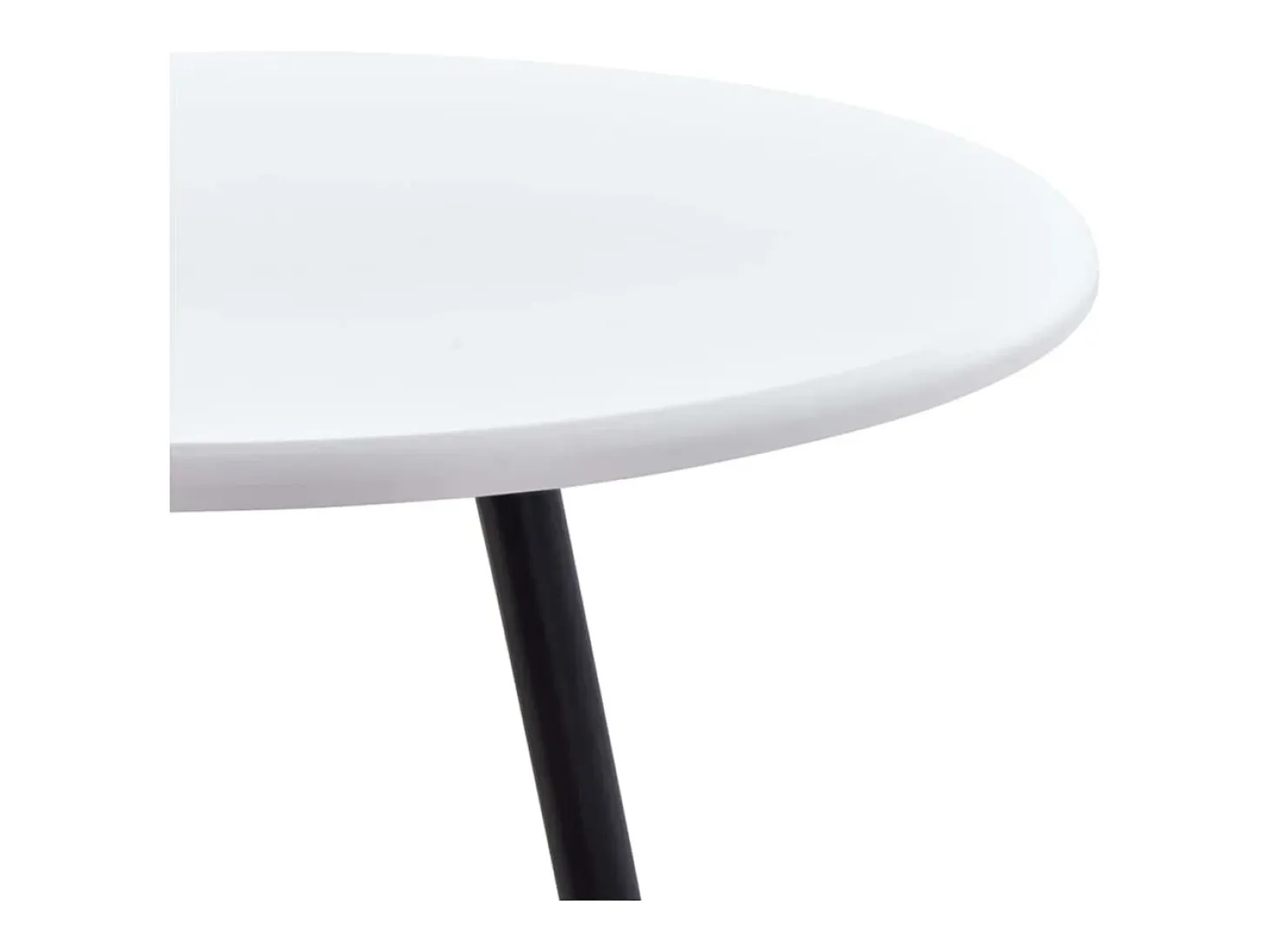 Mesa alta de cocina MDF blanco 60x107,5 cm ES398195