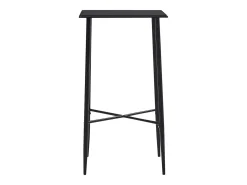 Mesa alta de cocina MDF negro 60x60x111 cm ES589153