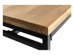 Mesa alta industrial en mango y metal negro YPSTER