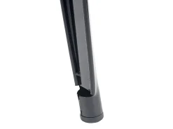 Mesa alta MCW-A73 con tablero de madera incluido, negro