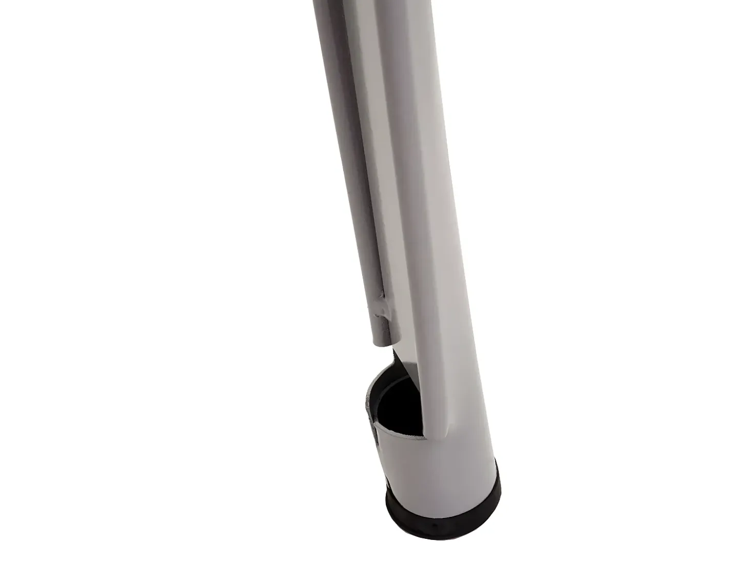 Mesa alta MCW-A73 con tablero de madera incluido, gris
