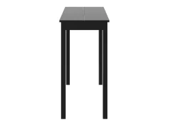 Mesa alta negra de MDF 115x55x107 cm ES726050