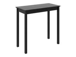 Mesa alta negra de MDF 115x55x107 cm ES726050