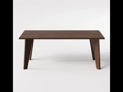 Mesa ARIS 138 x 80 cm para cocina, salón, comedor Roble Chocolate