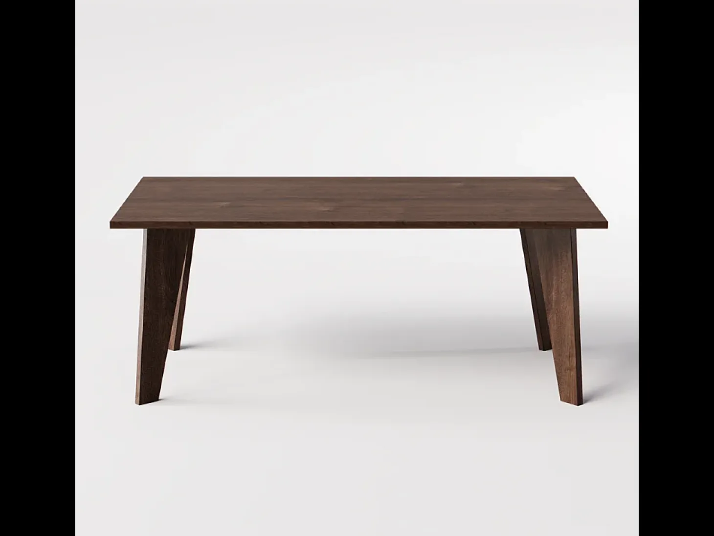 Mesa ARIS 138 x 80 cm para cocina, salón, comedor Roble Chocolate