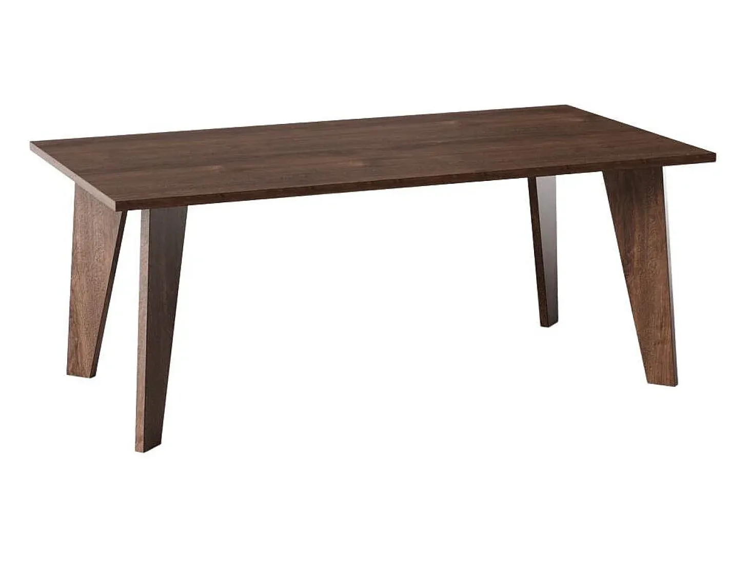 Mesa ARIS 138 x 80 cm para cocina, salón, comedor Roble Chocolate
