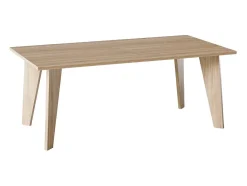 Mesa ARIS 138 x 80 cm para cocina, salón, comedor Roble Sonoma