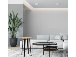 Mesa Auxiliar Alta Cuadrada Strong 60x60x105cm Thinia Home