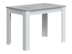 Mesa auxiliar Cloe para Cocina/Salón Blanco Artik y Cemento 78x109x67 cm