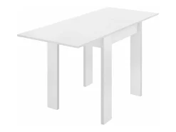 Mesa auxiliar extensible Bok blanco 79,2x67,1-134x67,1 cm