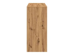 Mesa bar con estante madera roble artisian 124x46x103,5 cm
