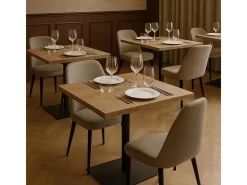 Mesa bistro MCW-H10, marrón claro