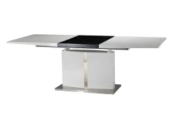 Mesa comedor extensible TRINITY 6 a 8 cubiertos MDF Blanco