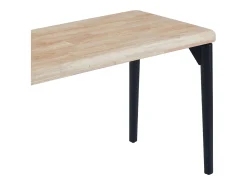 Mesa Comedor Fija Napi Roble Nordish/Negro 120x60 cm