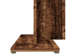 Mesa comedor madera ingeniería madera envejecida 110x60x75 cm