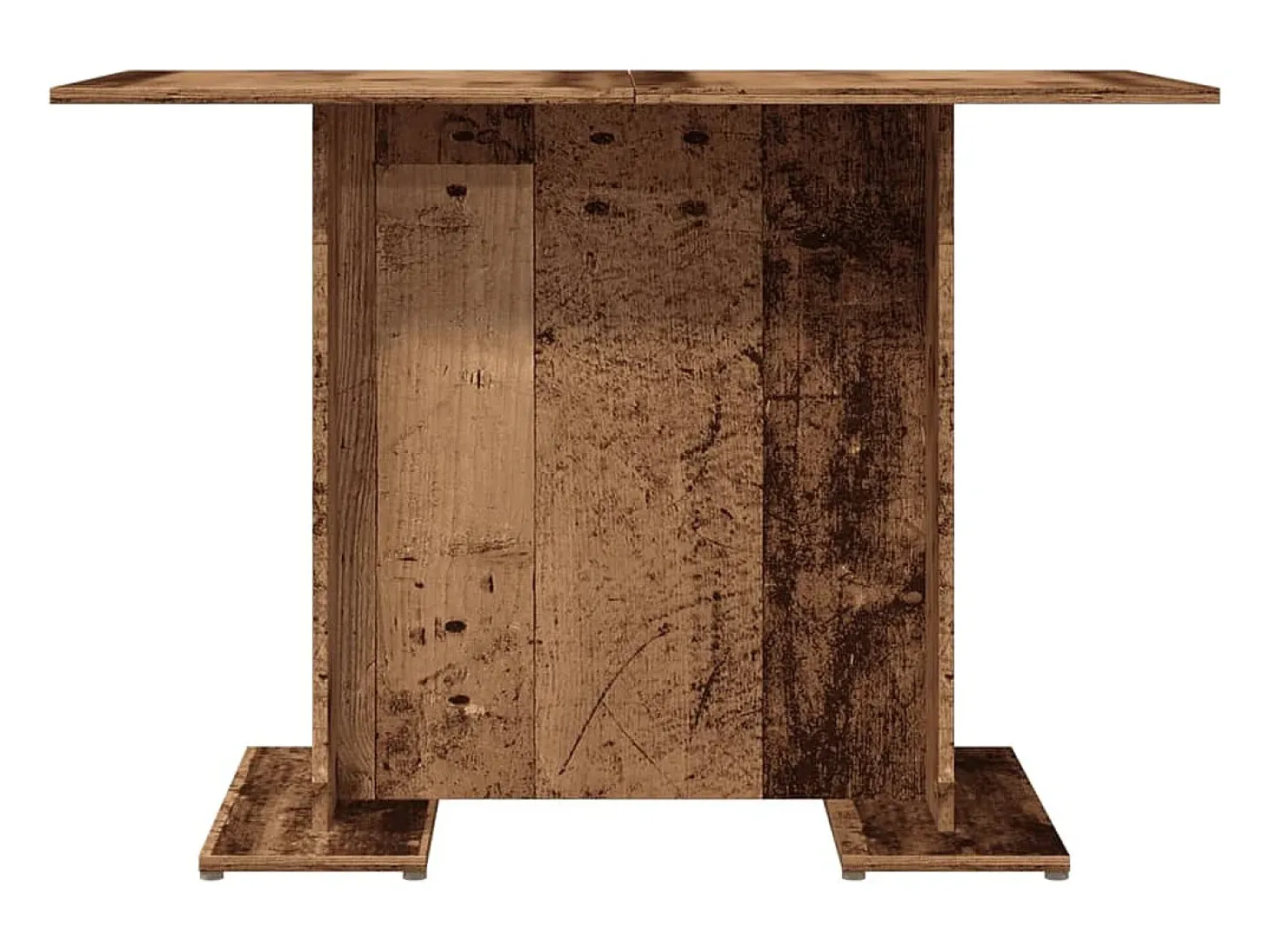 Mesa comedor madera ingeniería madera envejecida 110x60x75 cm