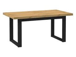 Mesa comedor NOAIN patas forma U madera maciza pino 160x90x75cm