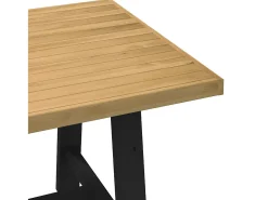 Mesa comedor NOAIN patas forma A madera maciza pino 180x90x75cm