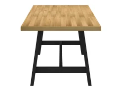 Mesa comedor NOAIN patas forma A madera maciza pino 180x90x75cm