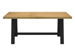 Mesa comedor NOAIN patas forma A madera maciza pino 180x90x75cm