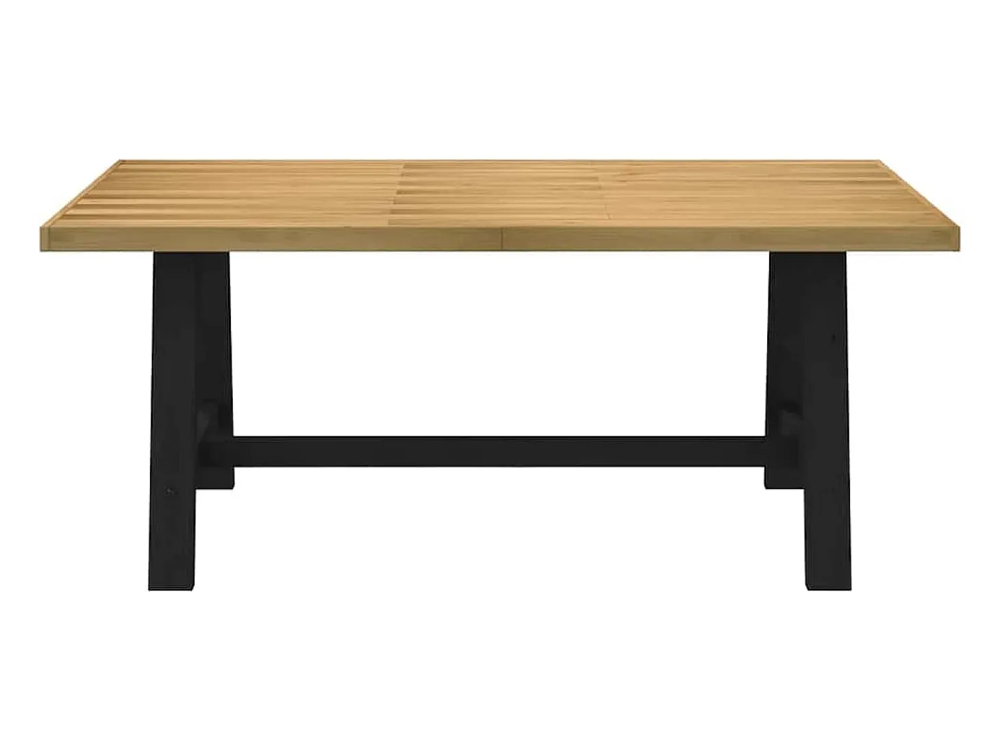 Mesa comedor NOAIN patas forma A madera maciza pino 180x90x75cm