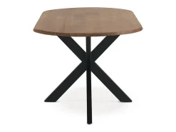 Mesa comedor ovalada 180x90 de madera de acacia
