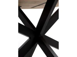 Mesa comedor ovalada 180x90 de madera de acacia