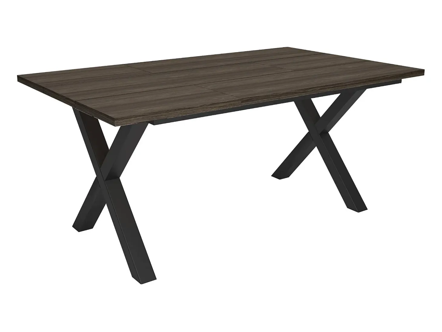 Mesa Comedor, 167x90x74 cm, Para 8 Comensales, Muebles Comedor, Roble oscuro