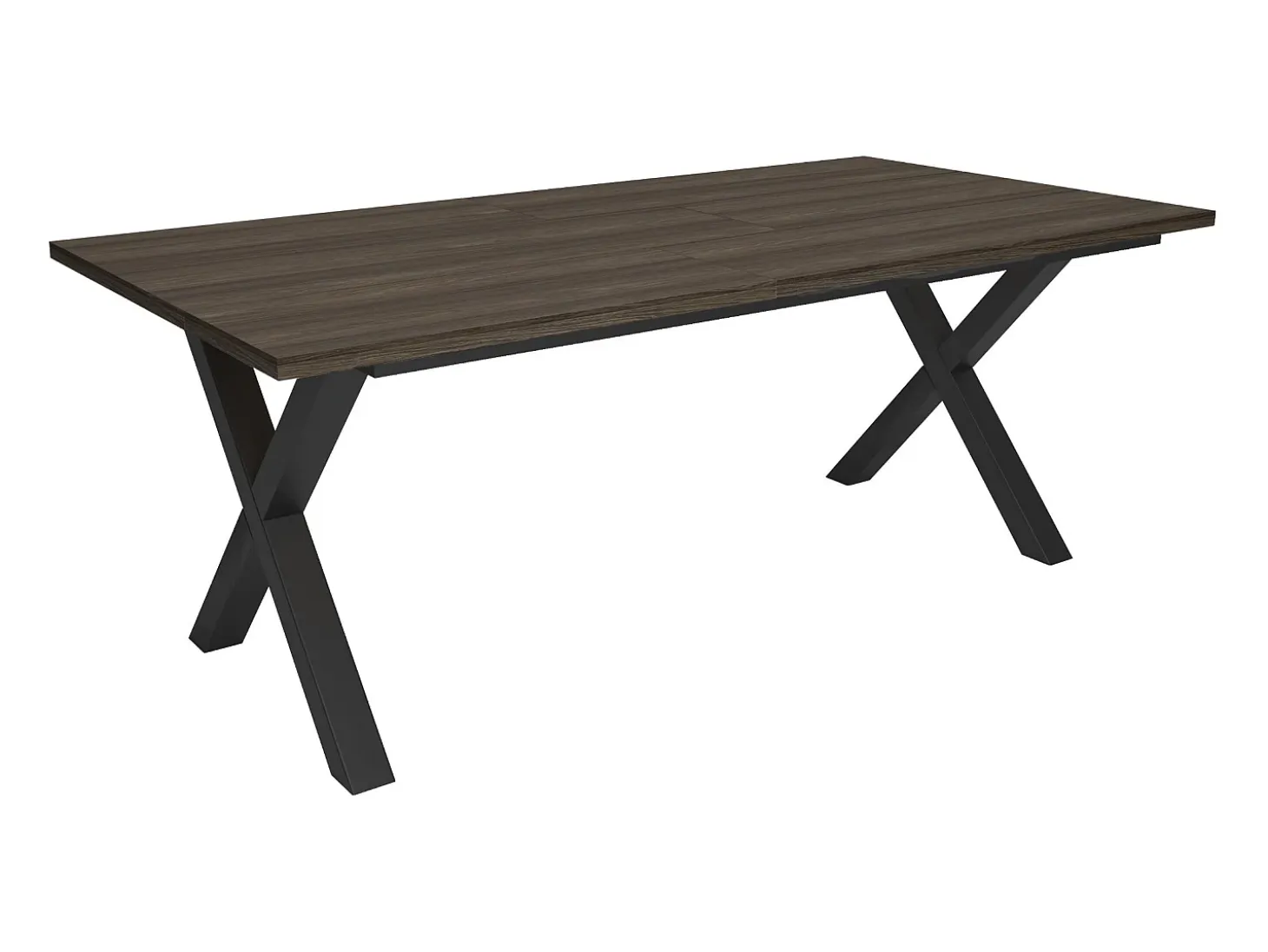 Mesa Comedor, 194x90x74 cm, Para 10 Comensales, Muebles Comedor, Roble oscuro