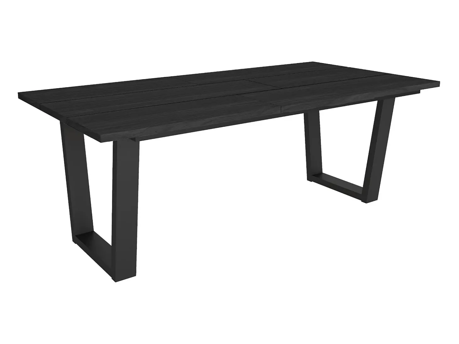 Mesa Comedor, 194x90x74 cm, Para 10 Comensales, Muebles Comedor, Negro