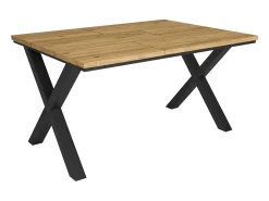 Mesa Comedor, 140x90x74cm, Para 6 comensales, Muebles Comedor, Roble